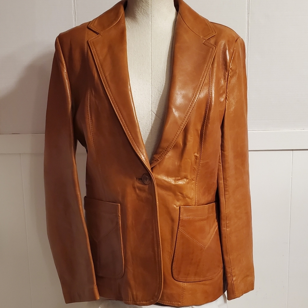 Wilson's Leather Women's One button Jacket  sz 16